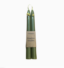 'Meadow Maiden' Beeswax Taper Candles