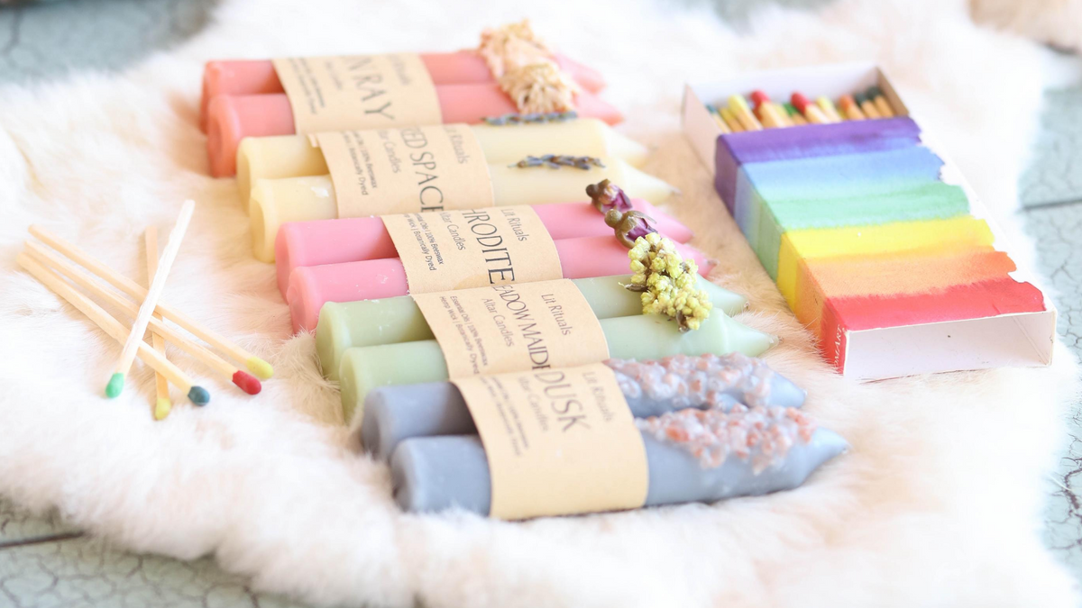 Shop Ritual Candles | Lit Rituals Altar Candles