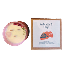  Ambrette & Onyx - Soy Candle - Valentine's Day Collection