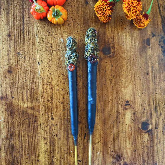 Autumn Cattail Torch - Ritual Candle