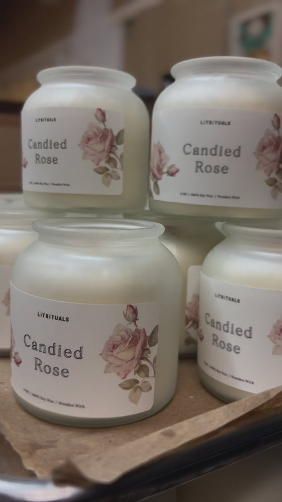 'Candied Rose' Soy Candle - Valentine's Day Collection